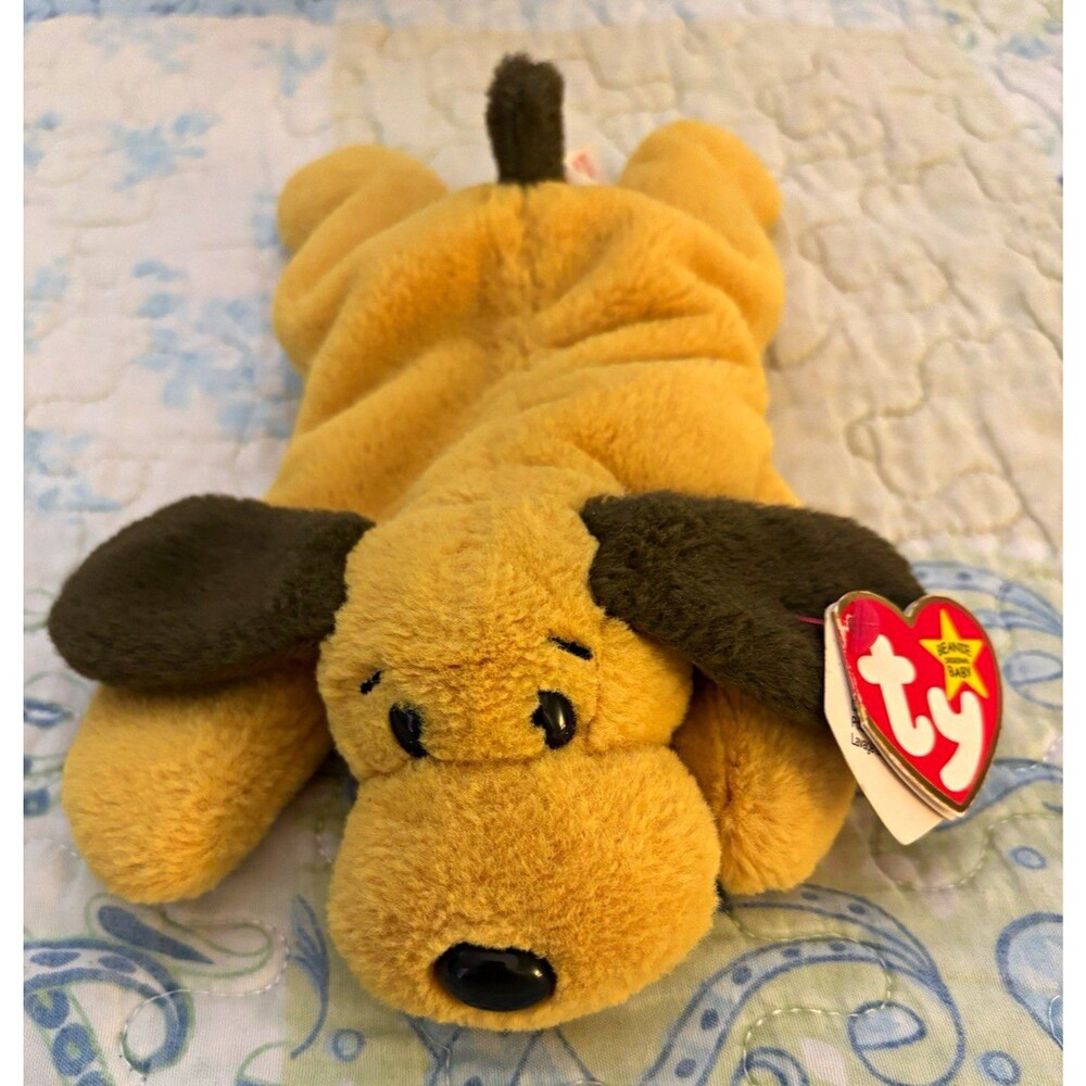 Original Beanie Baby Bones II Plush Stuffed Dog w/ Hang Tag